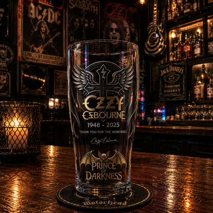 Ozzy Beer Glass